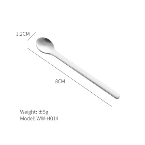 YT-CSS-014 small ear eye cream scoop size chart with weight thickness and model details