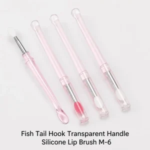 Fish Tail Transparent Handle Silicone Lip Brush - YITHONIA wholesale product