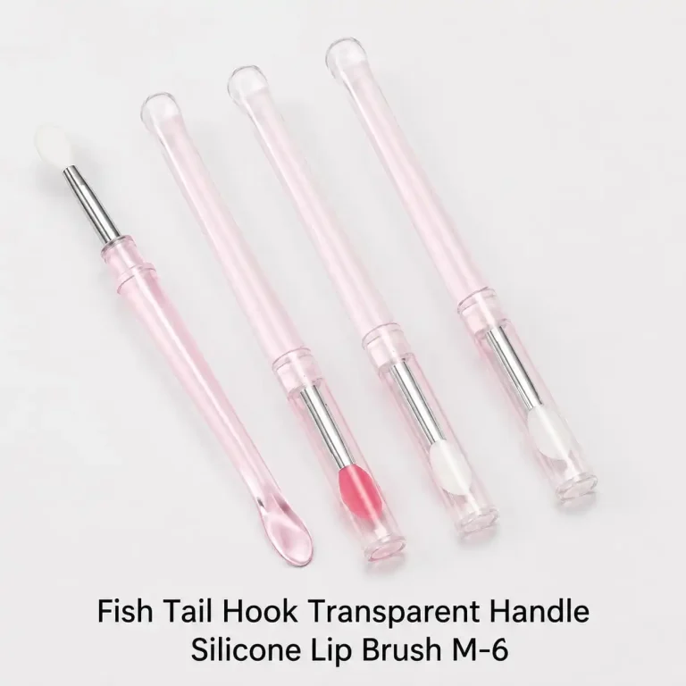 Fish Tail Transparent Handle Silicone Lip Brush - YITHONIA wholesale product