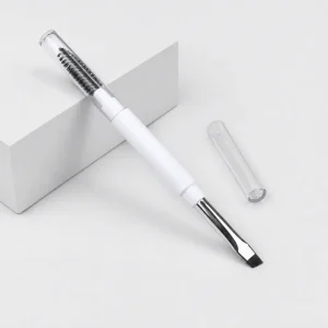 YT-SMB-015 dual-ended brow brush with spoolie and blade brow brush