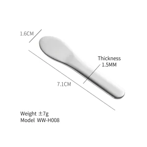 YT-CSS-008 round face mask applicator size chart with weight thickness and model details