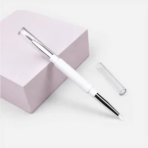 YT-SMB-015 professional dual-ended eyeliner brush with soft and silicone tips