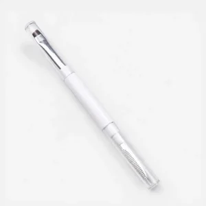 YT-SMB-016 dual-ended brush with blade brow brush and steel needle lash comb