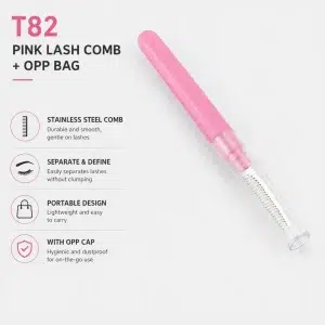 Professional Portable Stainless Steel Needle Eyelash Comb & Groomer product detail image