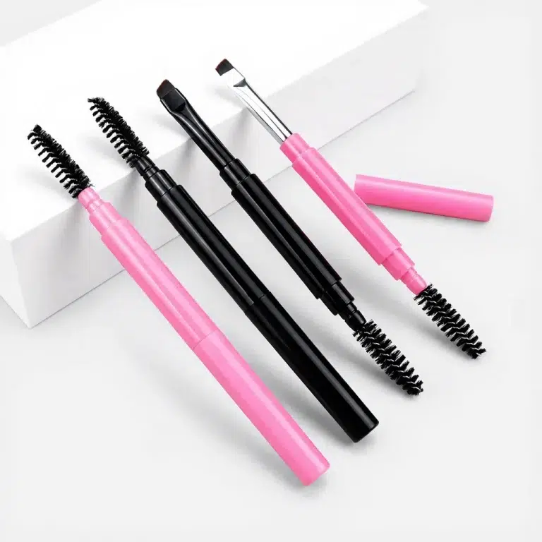 Professional Portable Dual-Ended Brow Brush & Spoolie Set - YITHONIA wholesale product
