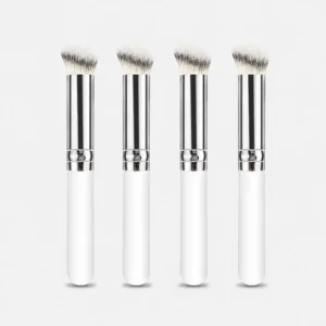 White Angled Professional Foundation Brush - YITHONIA wholesale product