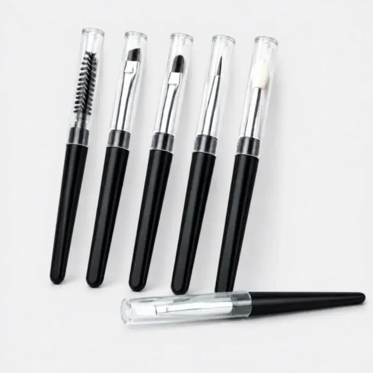 Professional 6-Piece Portable Black Mini Travel Makeup Brush Set - YITHONIA wholesale product