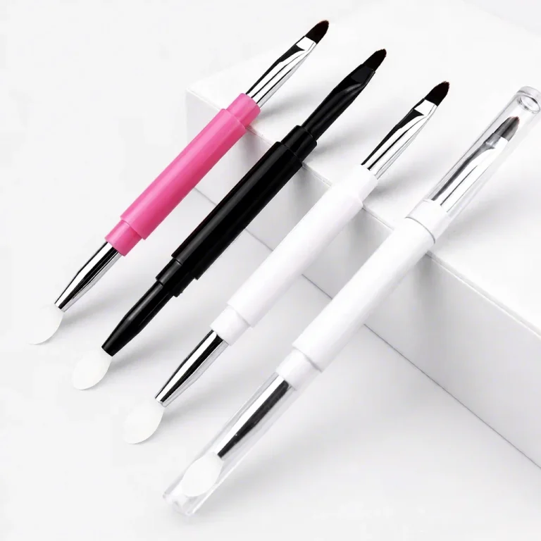 Professional Dual-Ended Silicone & Fiber Lip Brush Set - YITHONIA wholesale product