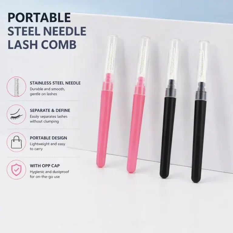 Professional Portable Stainless Steel Needle Eyelash Comb & Groomer - YITHONIA wholesale product