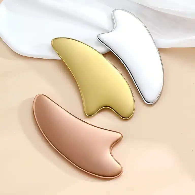 V-Horn Stainless Steel Gua Sha Tool for Facial Massage - YITHONIA wholesale product