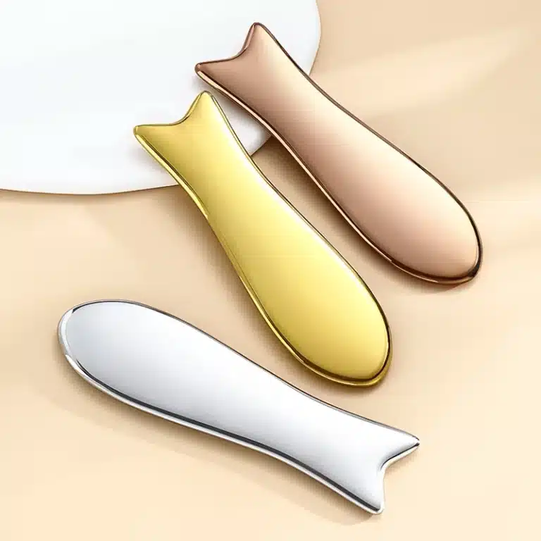 Fishtail Stainless Steel Gua Sha Tool for Facial Massage - YITHONIA wholesale product