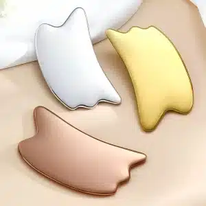 Dual-Head Stainless Steel Gua Sha Tool for Facial Massage - YITHONIA wholesale product
