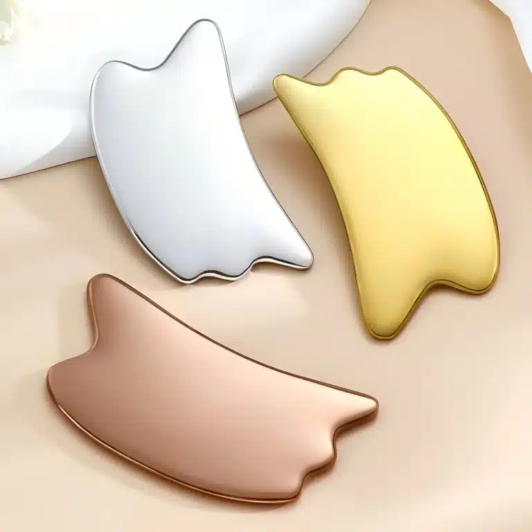 Dual-Head Stainless Steel Gua Sha Tool for Facial Massage - YITHONIA wholesale product
