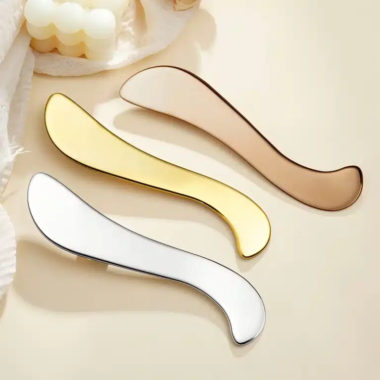 S-Shaped Stainless Steel Fascia Tool for Facial and Body Massage - YITHONIA wholesale product