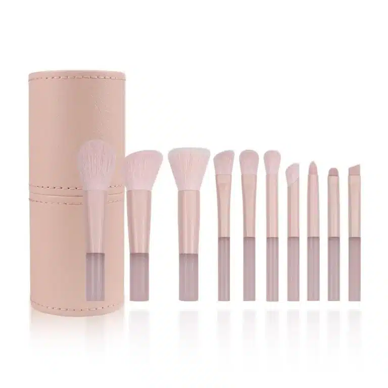 Peach Sorbet 10-Piece Professional Vegan Synthetic Makeup Brush Set - YITHONIA wholesale product