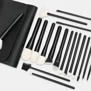 Pure Alabaster 15-Piece Natural Hair Makeup Brush Set product detail image