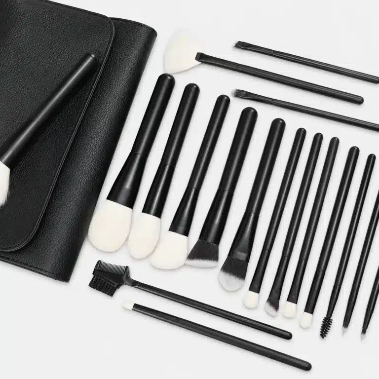 Pure Alabaster 15-Piece Natural Hair Makeup Brush Set - YITHONIA wholesale product