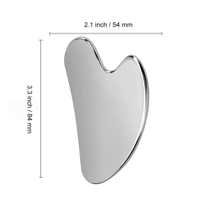 304 Stainless Steel Heart Shape Gua Sha Board — Wholesale & OEM