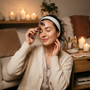 Rose Quartz Facial Jade Roller