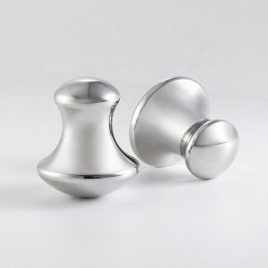Wholesale stainless steel mushroom massager tools for B2B private label beauty and skincare brands.