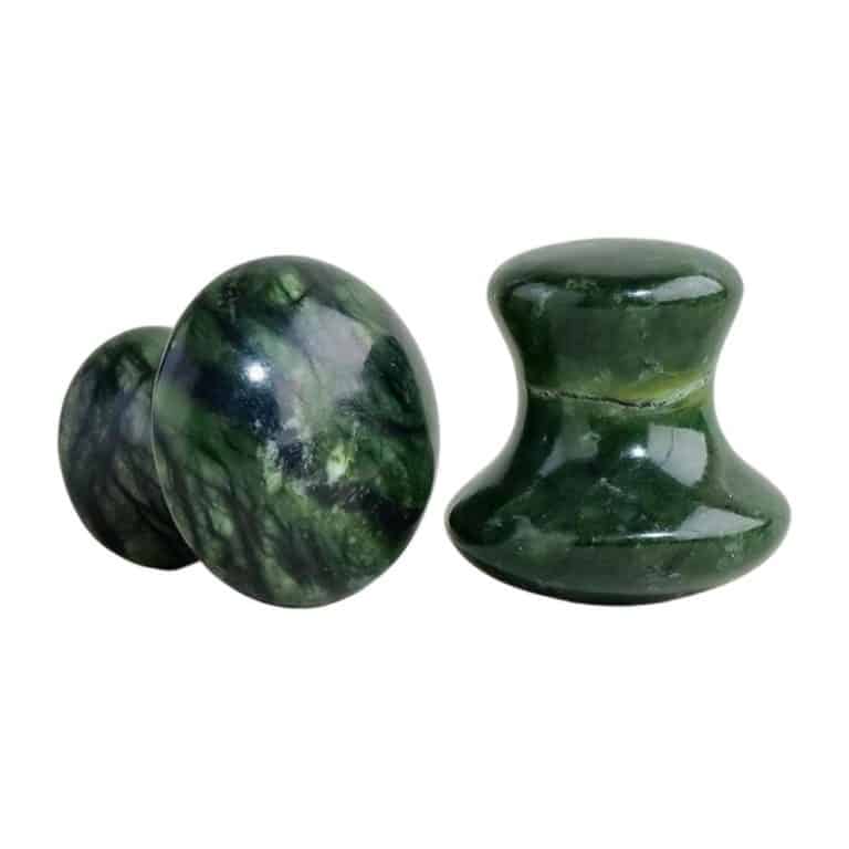 Wholesale Jade Mushroom Massager Tool for Spa and Skincare Retailers - YITHONIA wholesale product